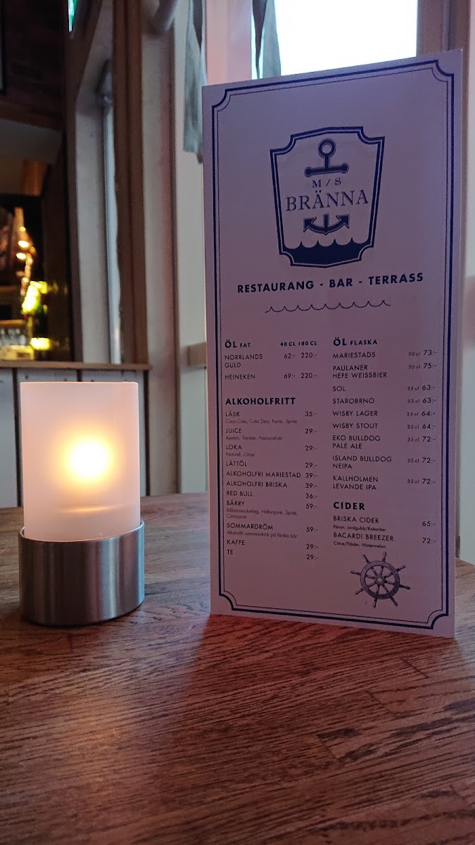Menu - M/s Bränna photo 4